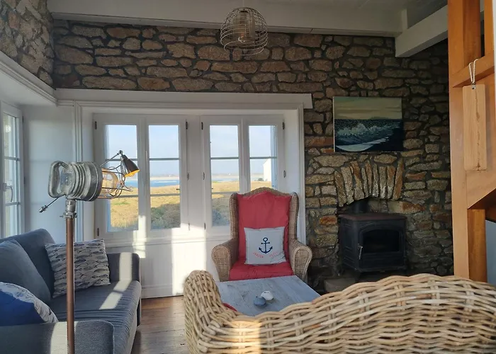 Refuge Kreiz An Avel - Plage de Pors Carn - Pointe de la Torche - Vue mer - Sea View - Meerblick - 4 Pers